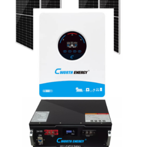 Cworth 4KVA/2.5KWH hybrid System Complete