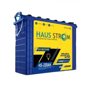 Haustrum 220AH, 12V tall tubular battery